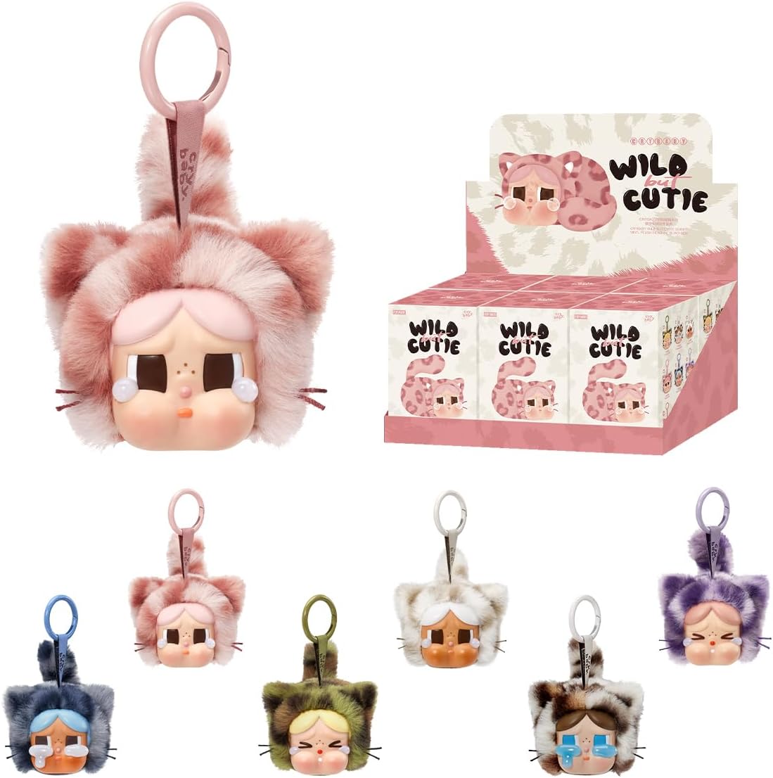 Pop Mart CRYBABY Wild but Cutie Series Vinyl Plush Pendant Blind Box