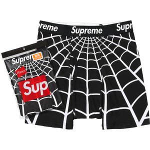 Supreme Hanes Spider-Man Boxer Briefs (2 Pack) 'Black'
