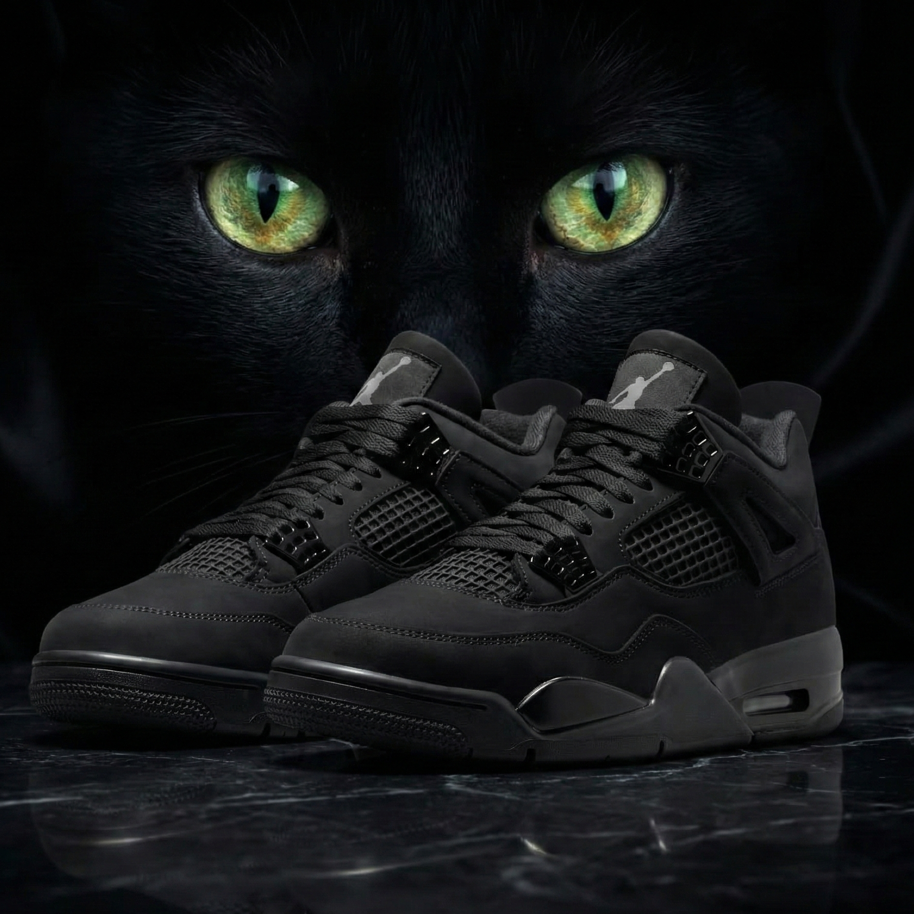 Jordan 4 Retro 'Black Cat' (2025)