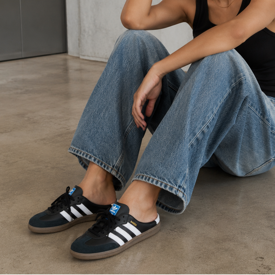 Adidas Samba Mule 'Black White Gum' (Women's)