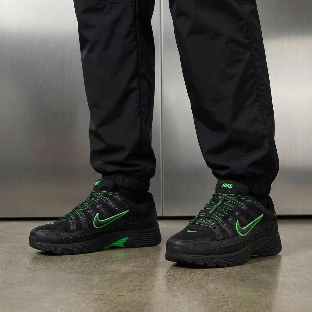 Nike P-6000 PRM 'Black Green Strike'