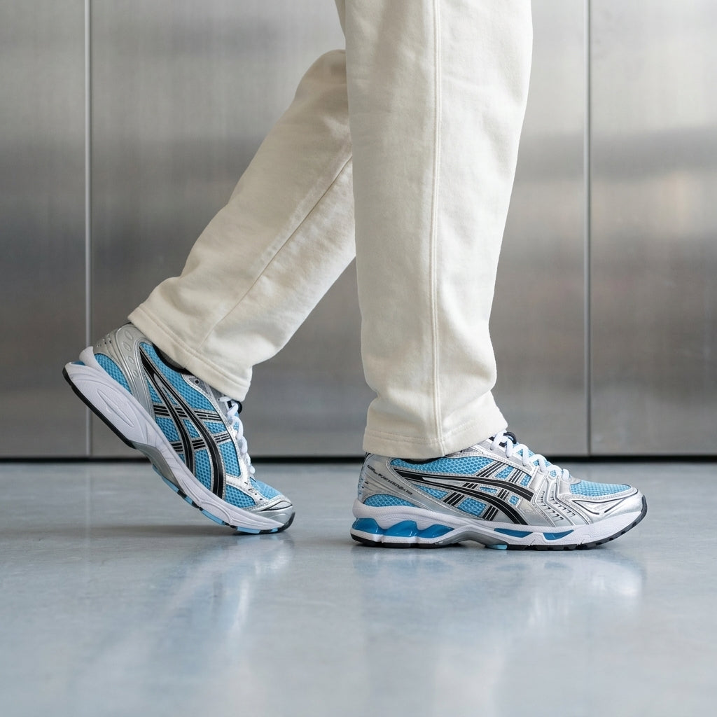 ASICS GEL-Kayano 14 Arctic Sky Pure Silver trainers, image 2 of 4