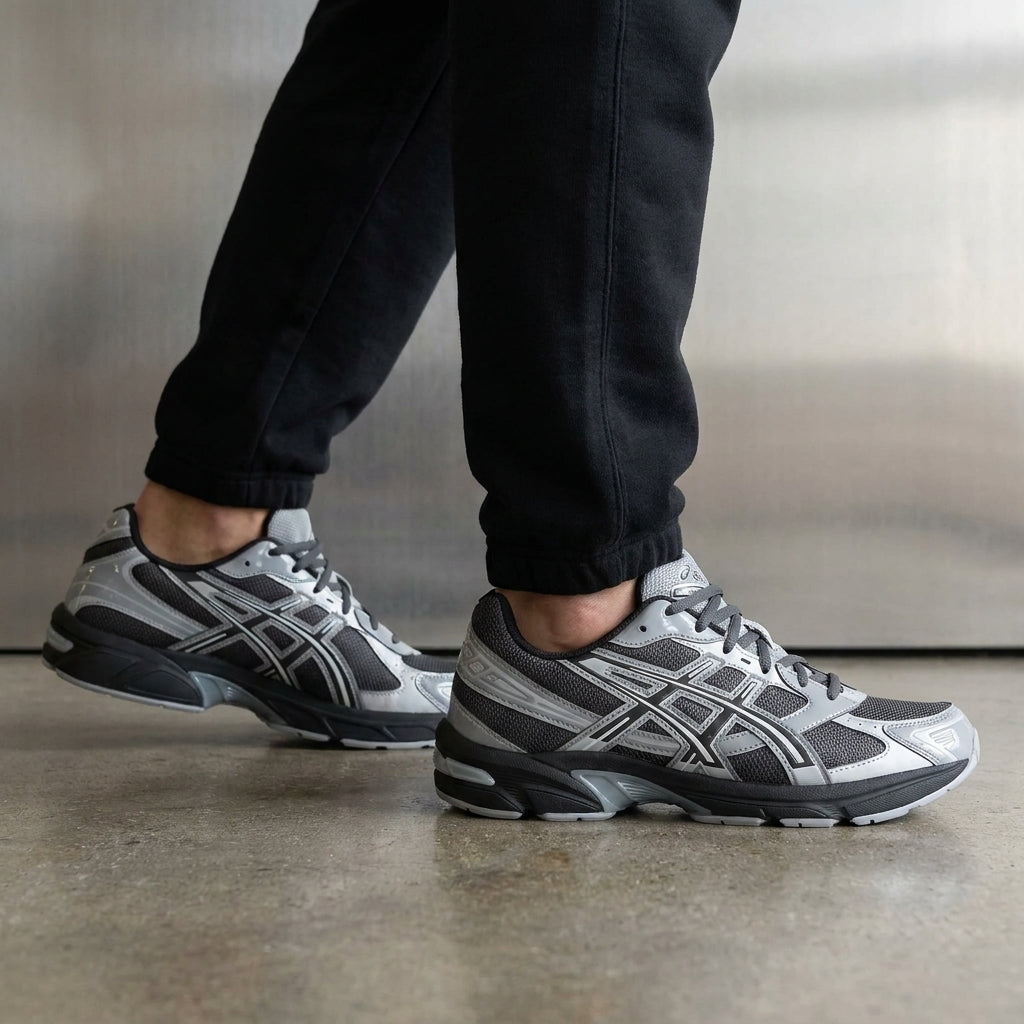 ASICS GEL-1130 Graphite Grey Gravel trainers, image 2 of 4