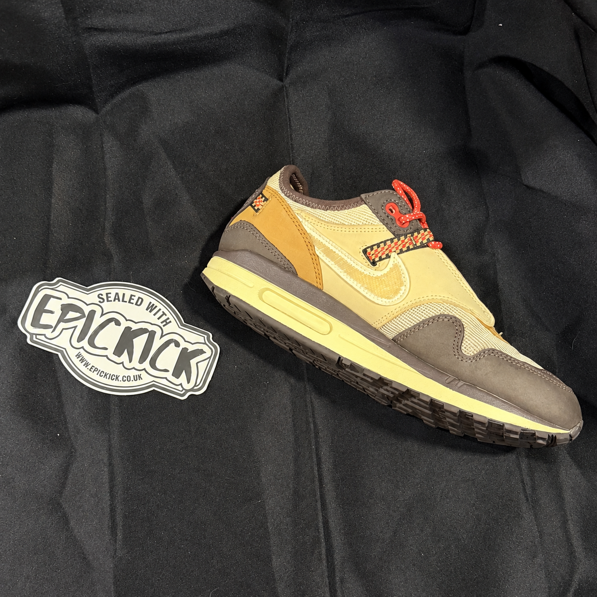 PRE-LOVED | Travis Scott x Nike Air Max 1 'Baroque Brown' – UK 7.5