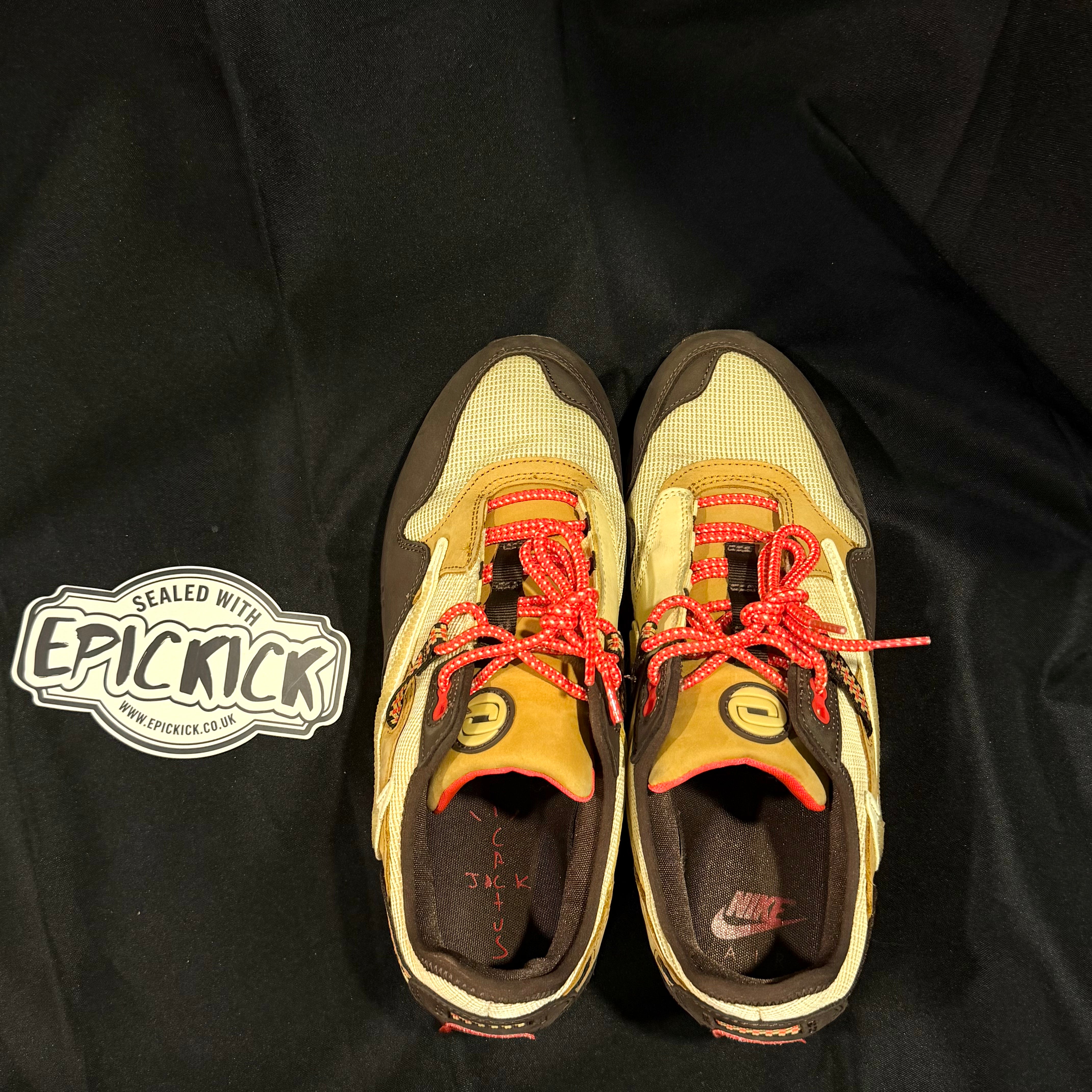 PRE-LOVED | Travis Scott x Nike Air Max 1 'Baroque Brown' – UK 9