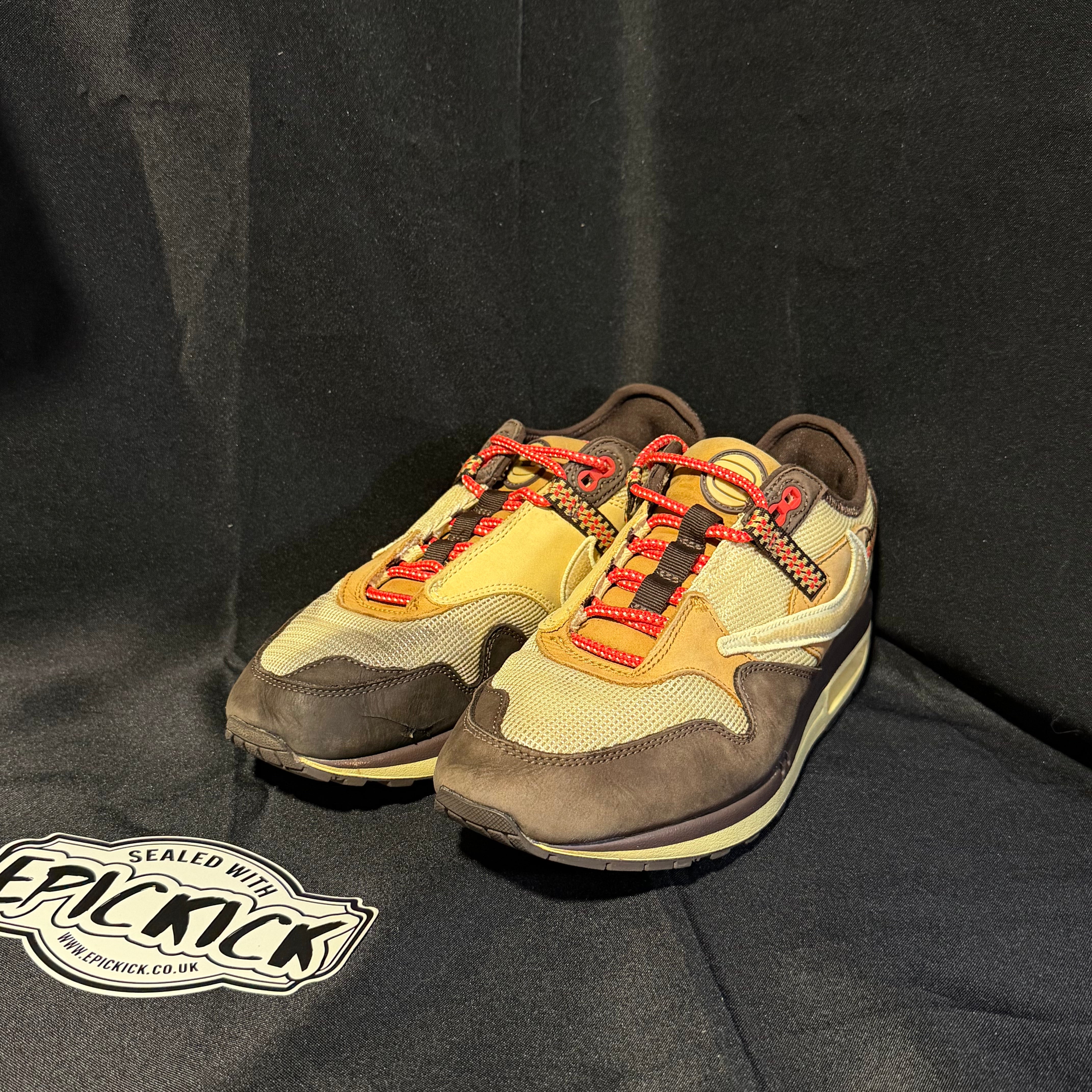 PRE-LOVED | Travis Scott x Nike Air Max 1 'Baroque Brown' – UK 8