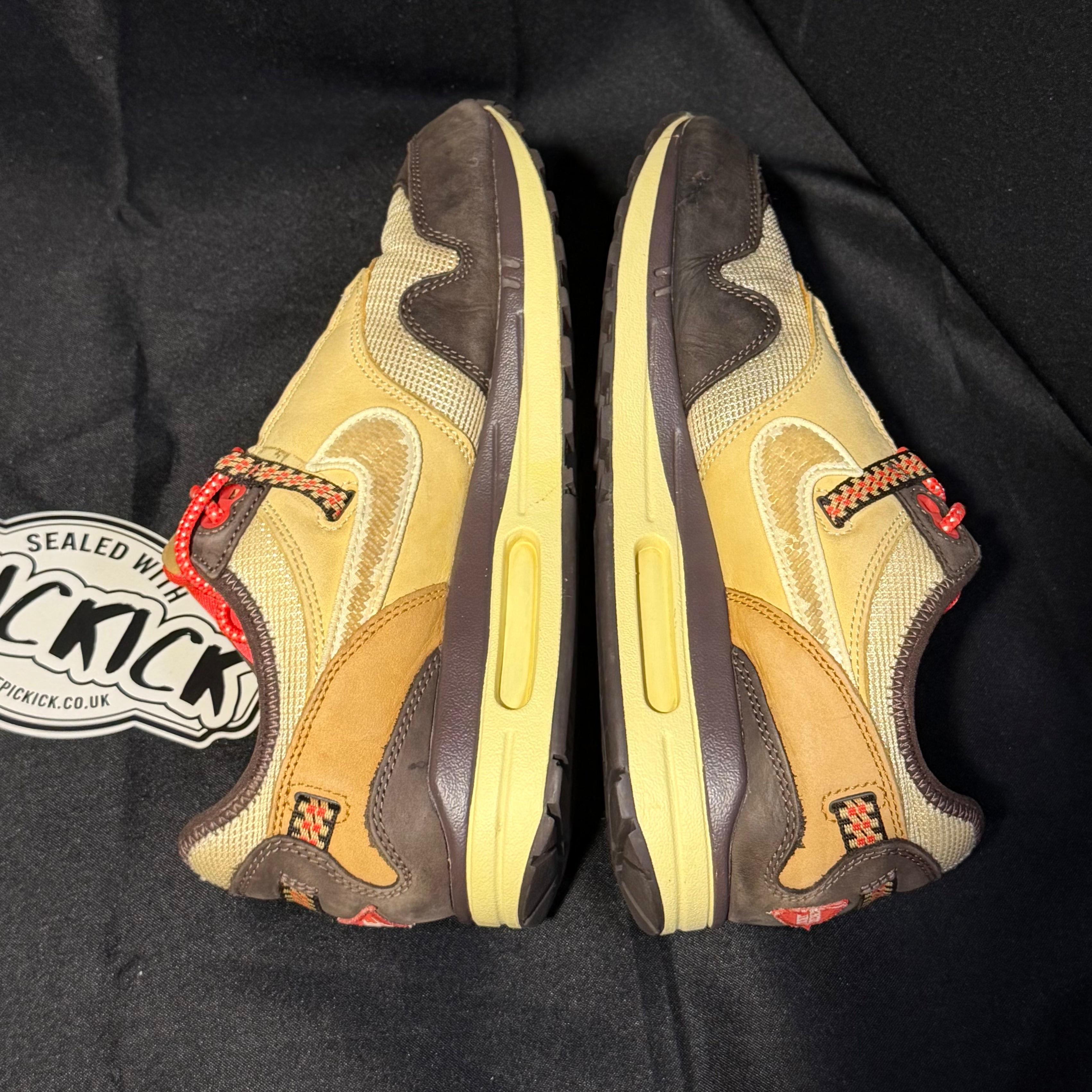 PRE-LOVED | Travis Scott x Nike Air Max 1 'Baroque Brown' – UK 8