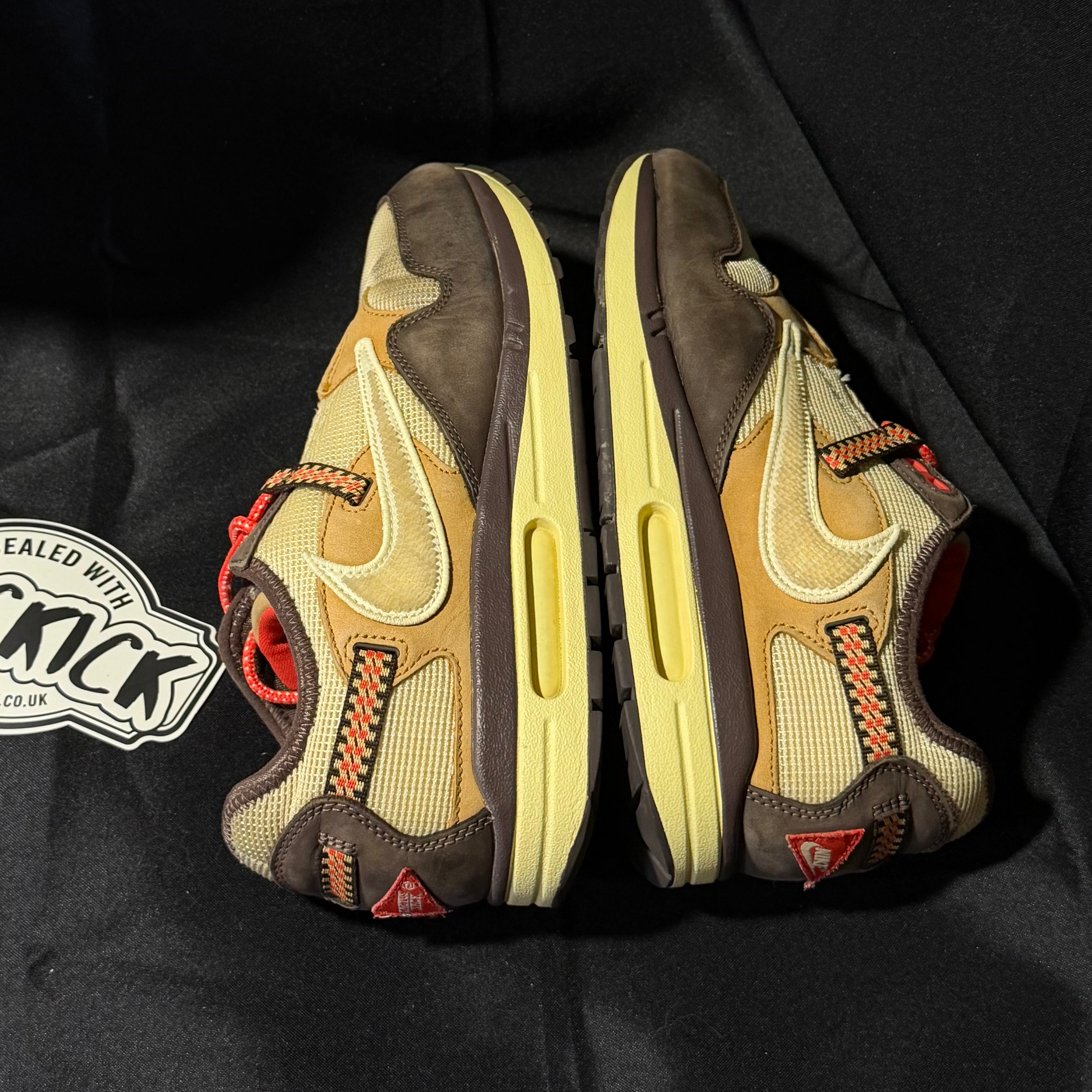 PRE-LOVED | Travis Scott x Nike Air Max 1 'Baroque Brown' – UK 8