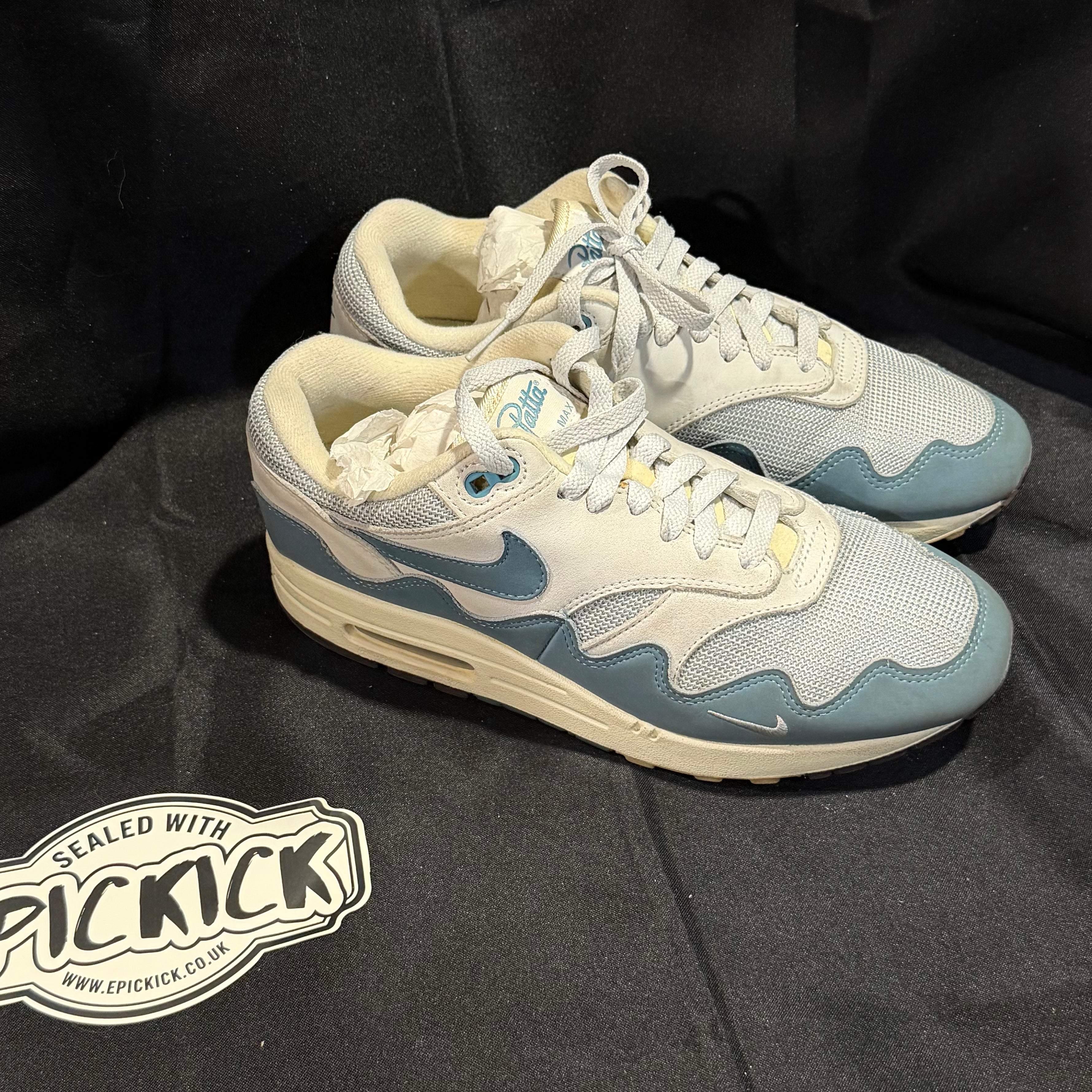 PRE-LOVED | Patta x Nike Air Max 1 'Noise Aqua' – UK 7.5