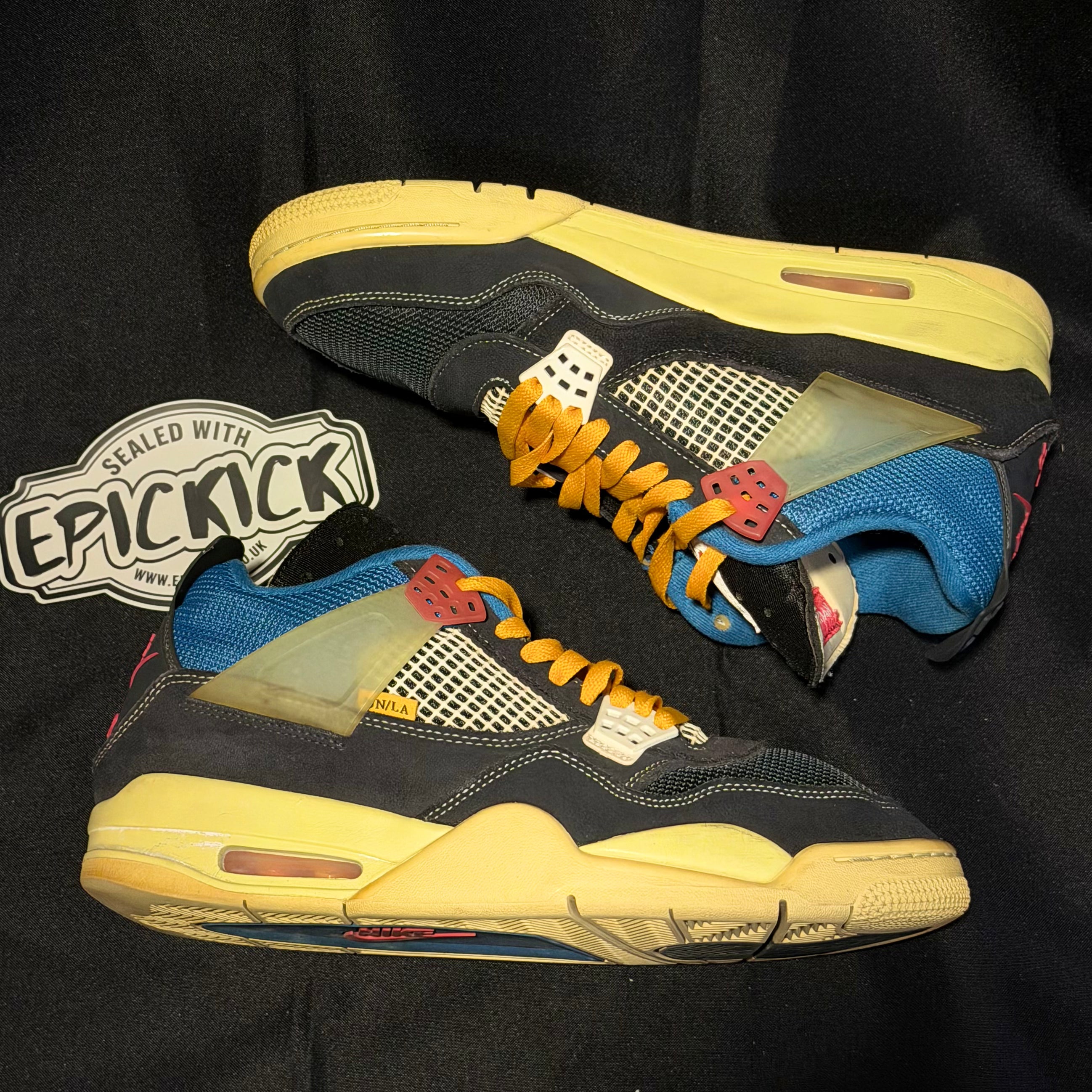 PRE-LOVED | Union LA x Air Jordan 4 Retro 'Off Noir' – UK 10