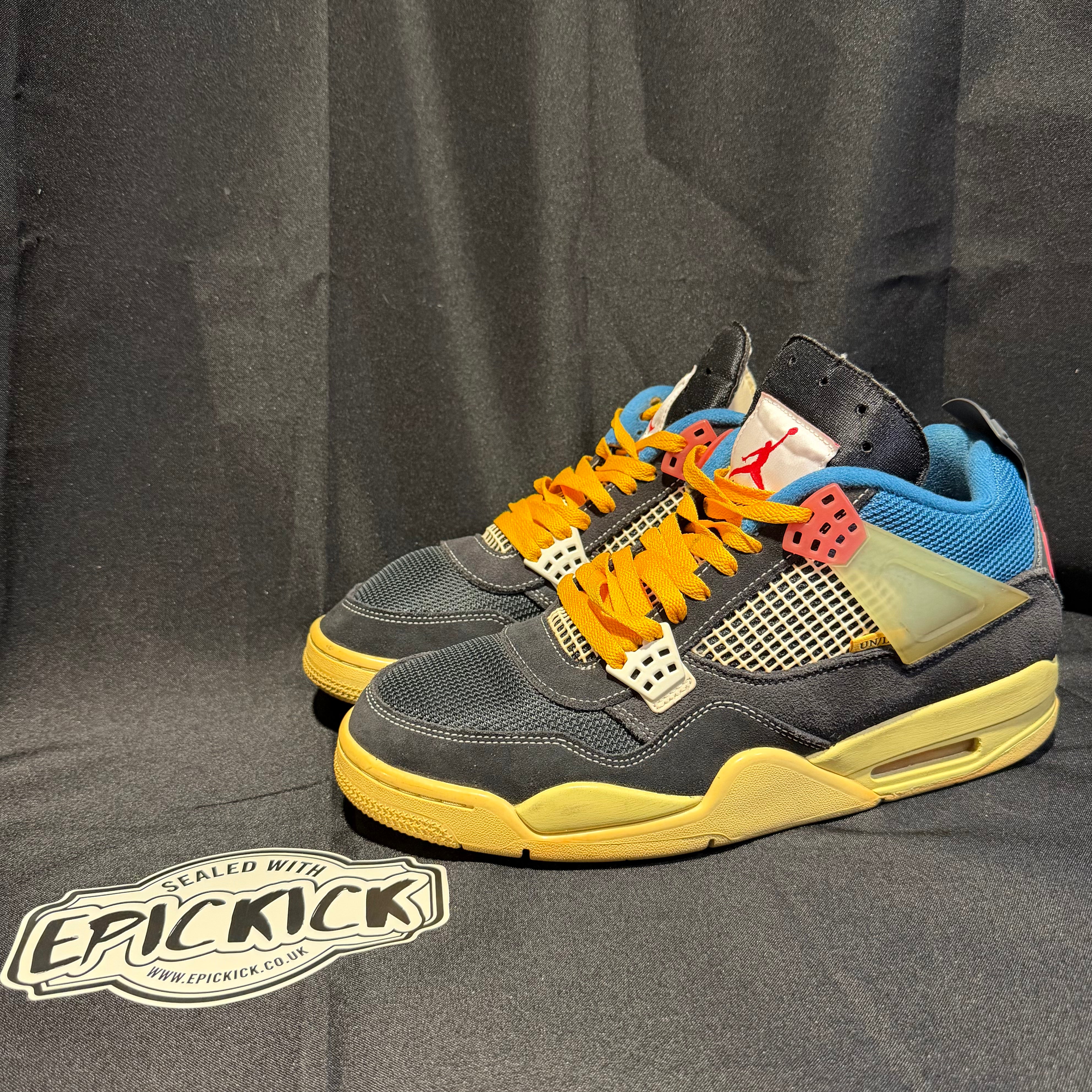 PRE-LOVED | Union LA x Air Jordan 4 Retro 'Off Noir' – UK 10