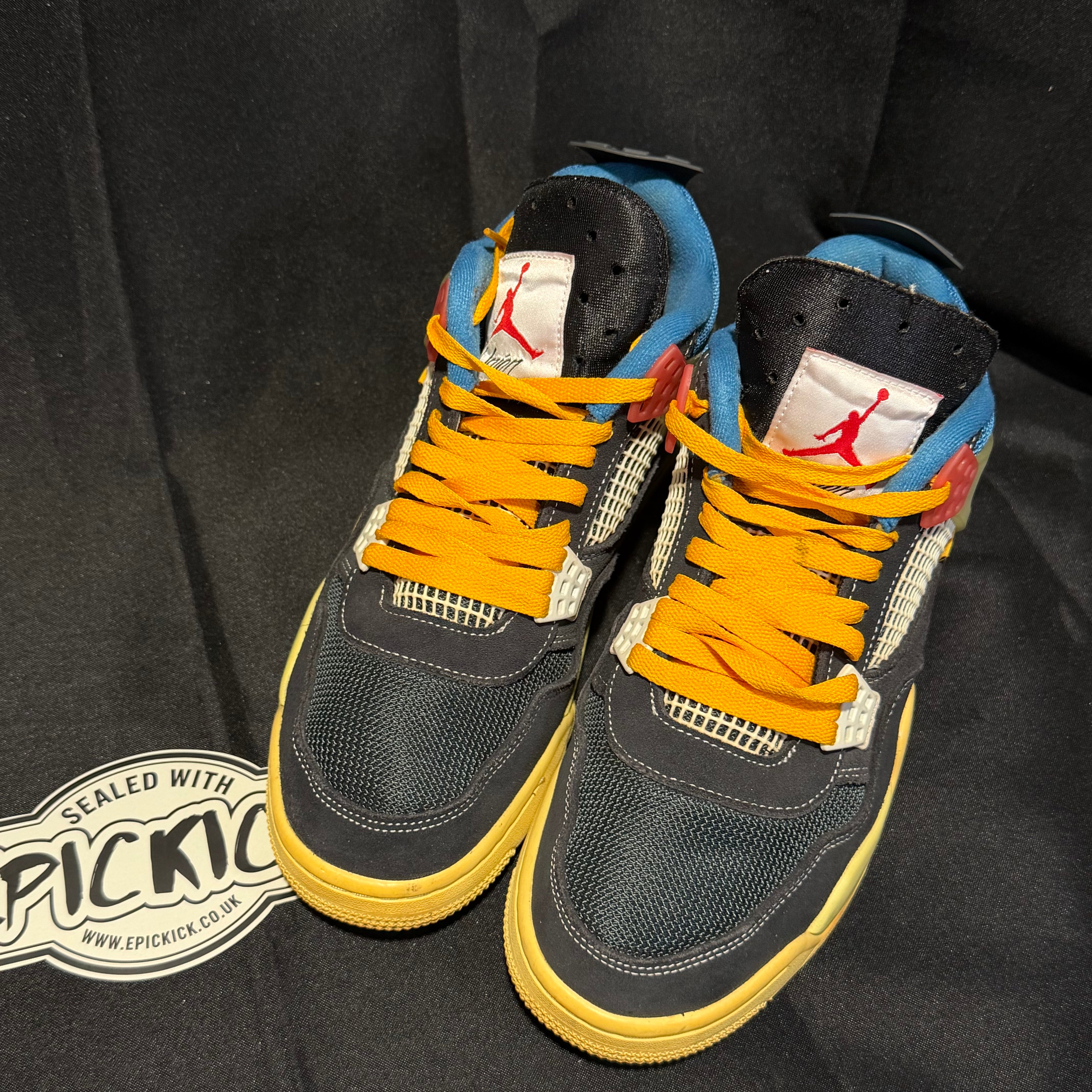 PRE-LOVED | Union LA x Air Jordan 4 Retro 'Off Noir' – UK 10
