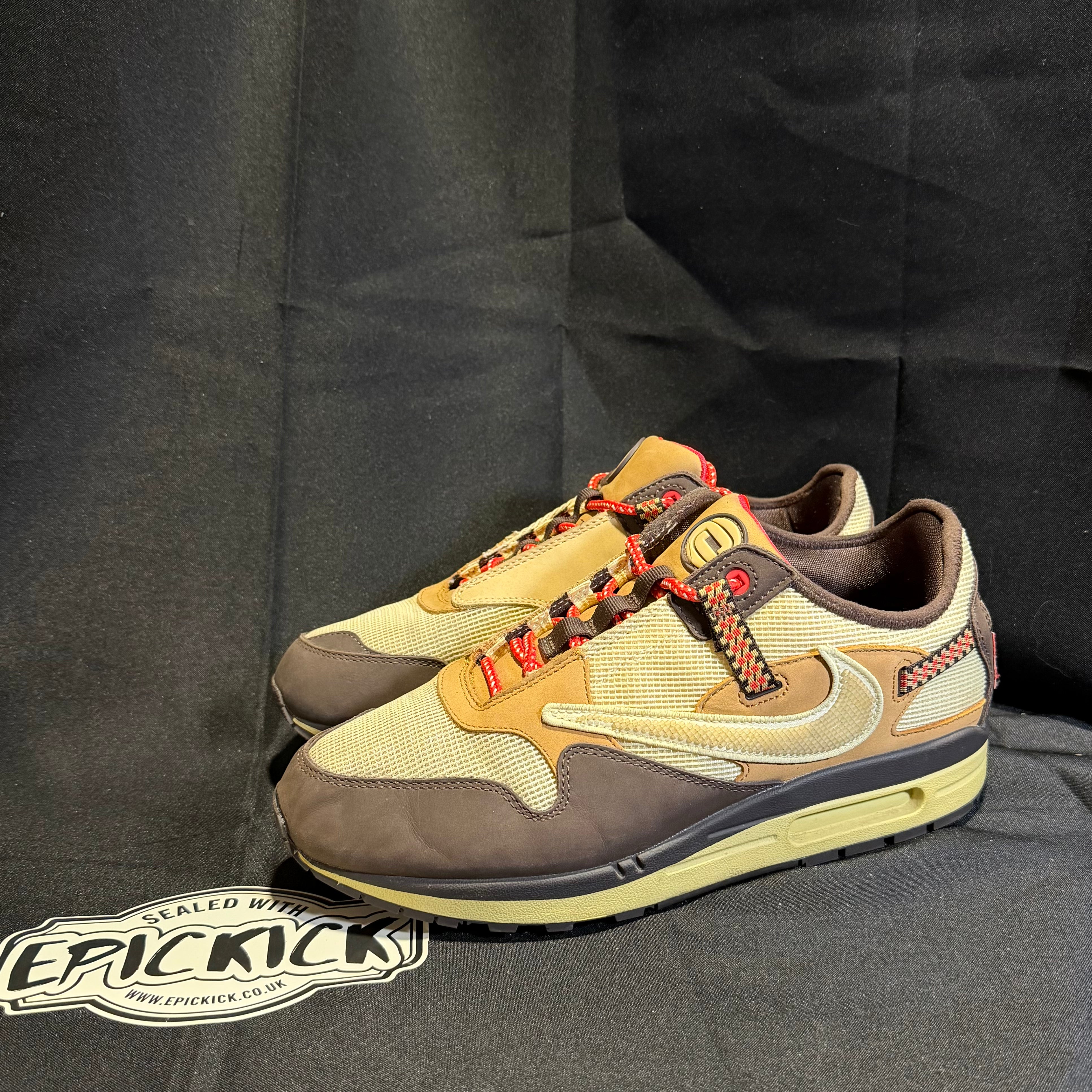 PRE-LOVED | Travis Scott x Nike Air Max 1 'Baroque Brown' – UK 9