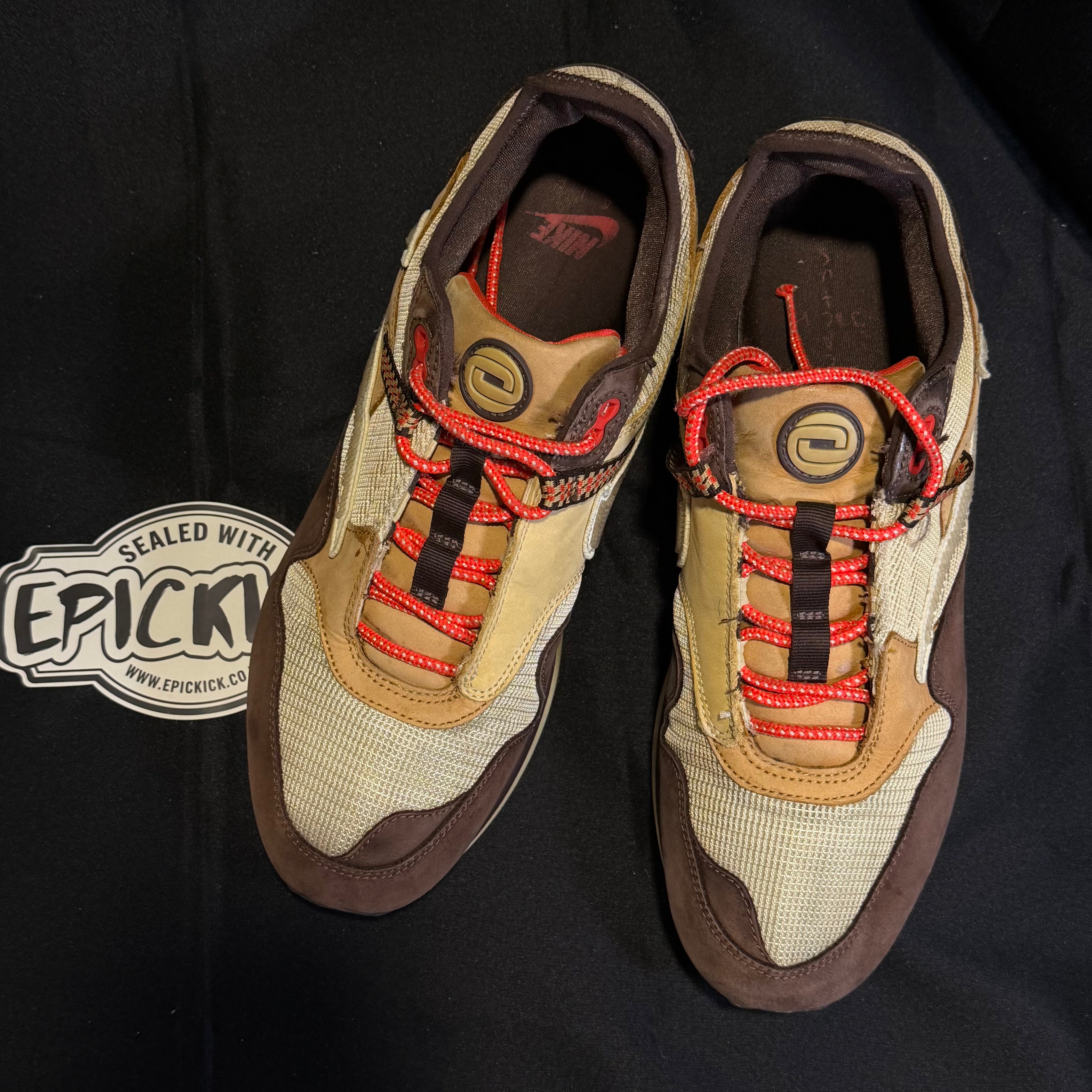 PRE-LOVED | Travis Scott x Nike Air Max 1 'Baroque Brown' – UK 11