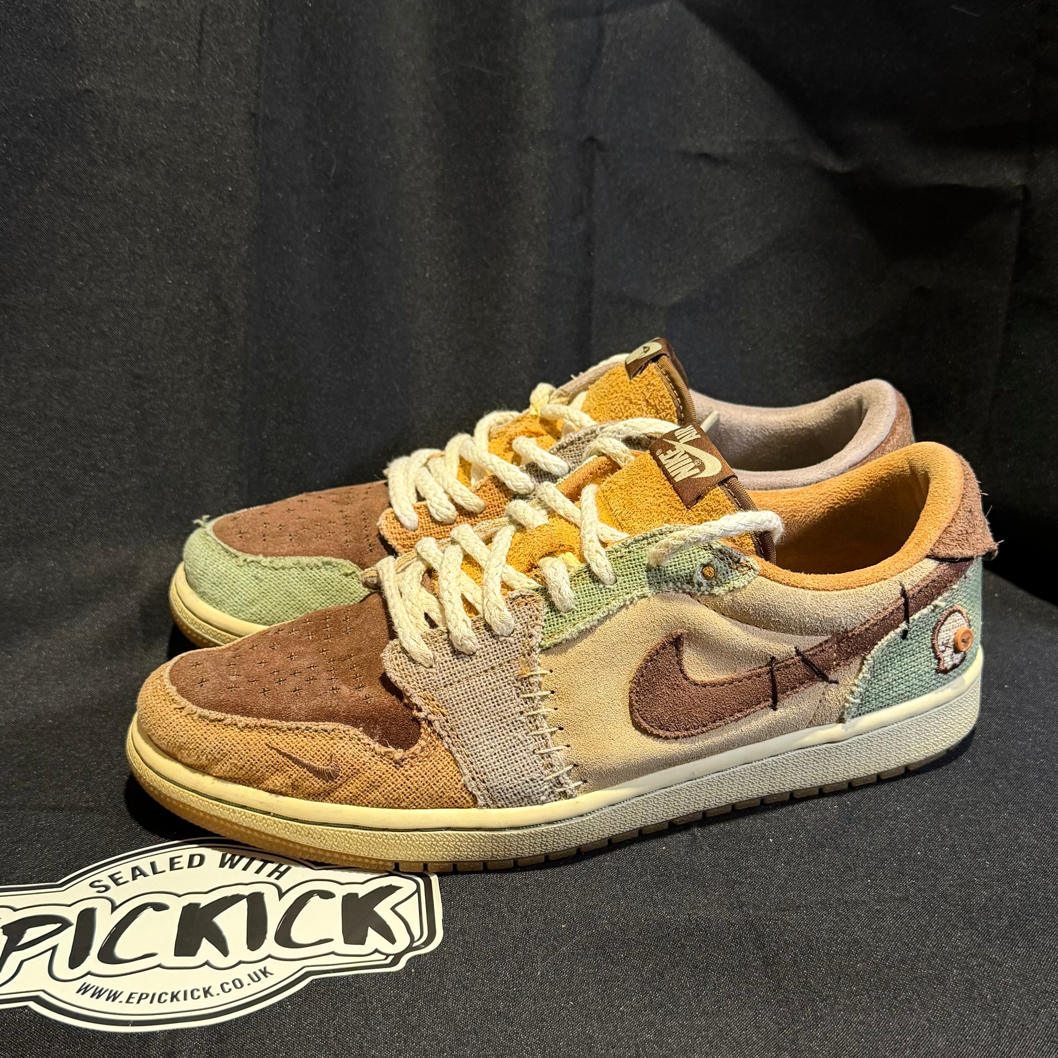 PRE-LOVED | Zion Williamson x Air Jordan 1 Low OG 'Voodoo' – UK 8.5