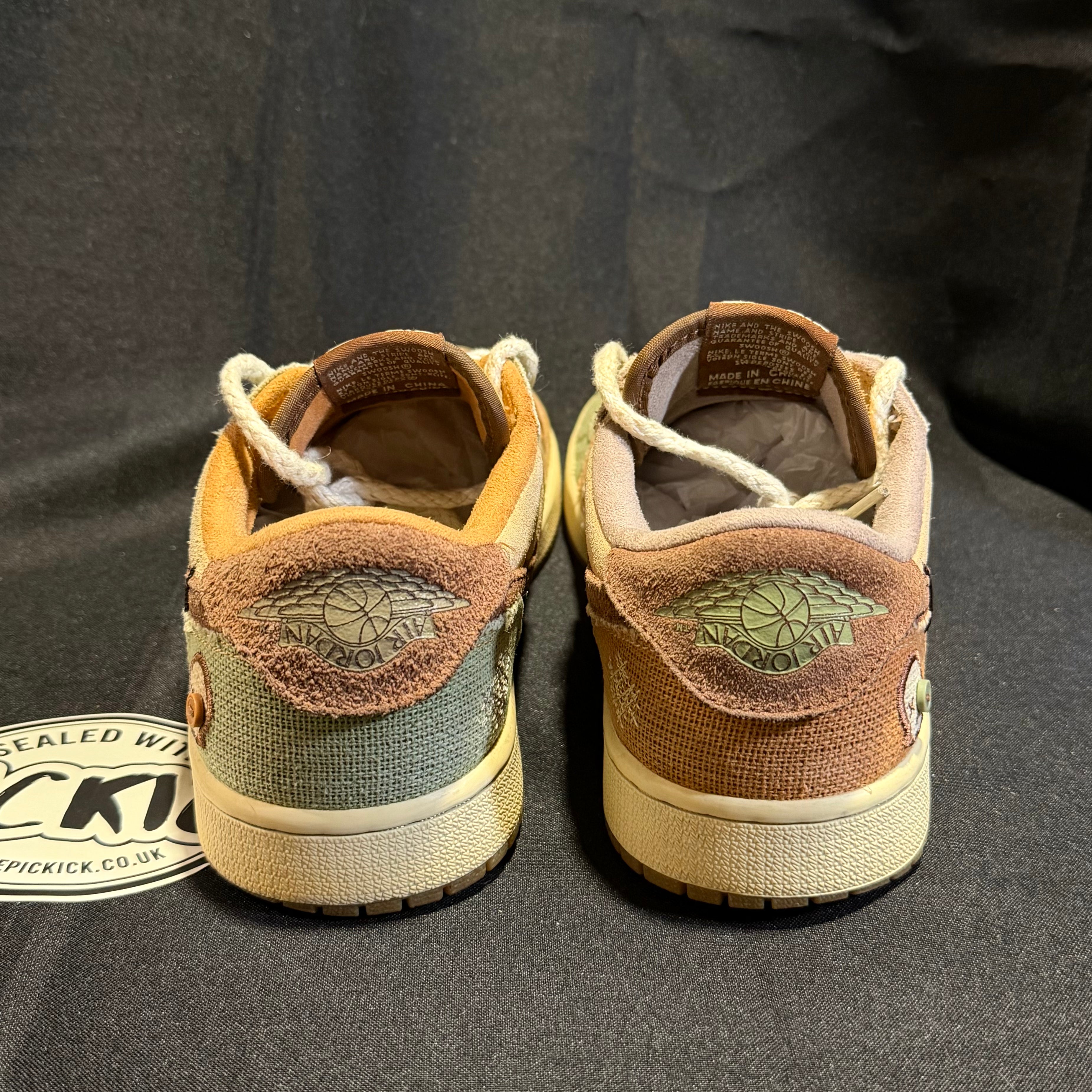 PRE-LOVED | Zion Williamson x Air Jordan 1 Low OG 'Voodoo' – UK 8.5