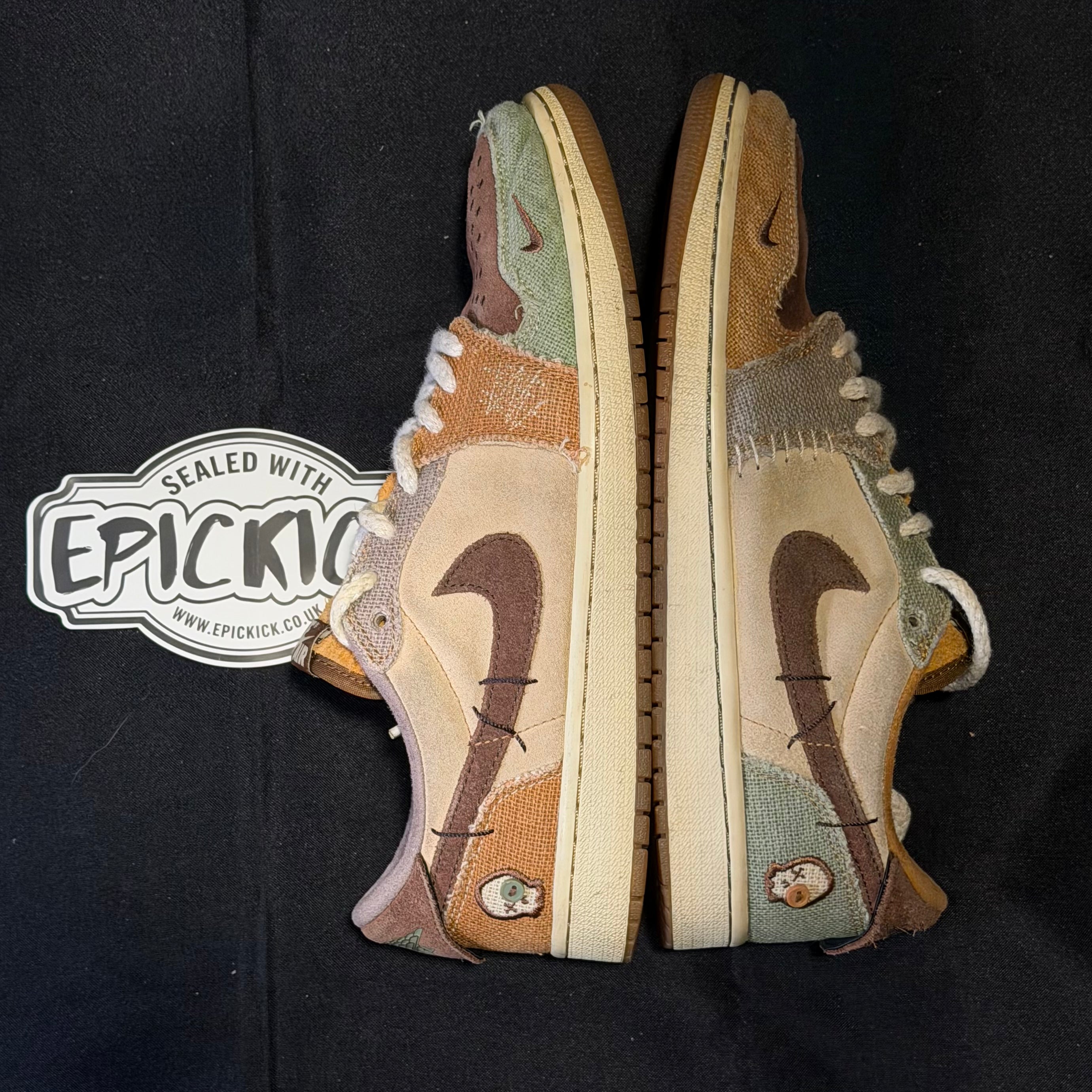 PRE-LOVED | Zion Williamson x Air Jordan 1 Low OG 'Voodoo' – UK 8.5