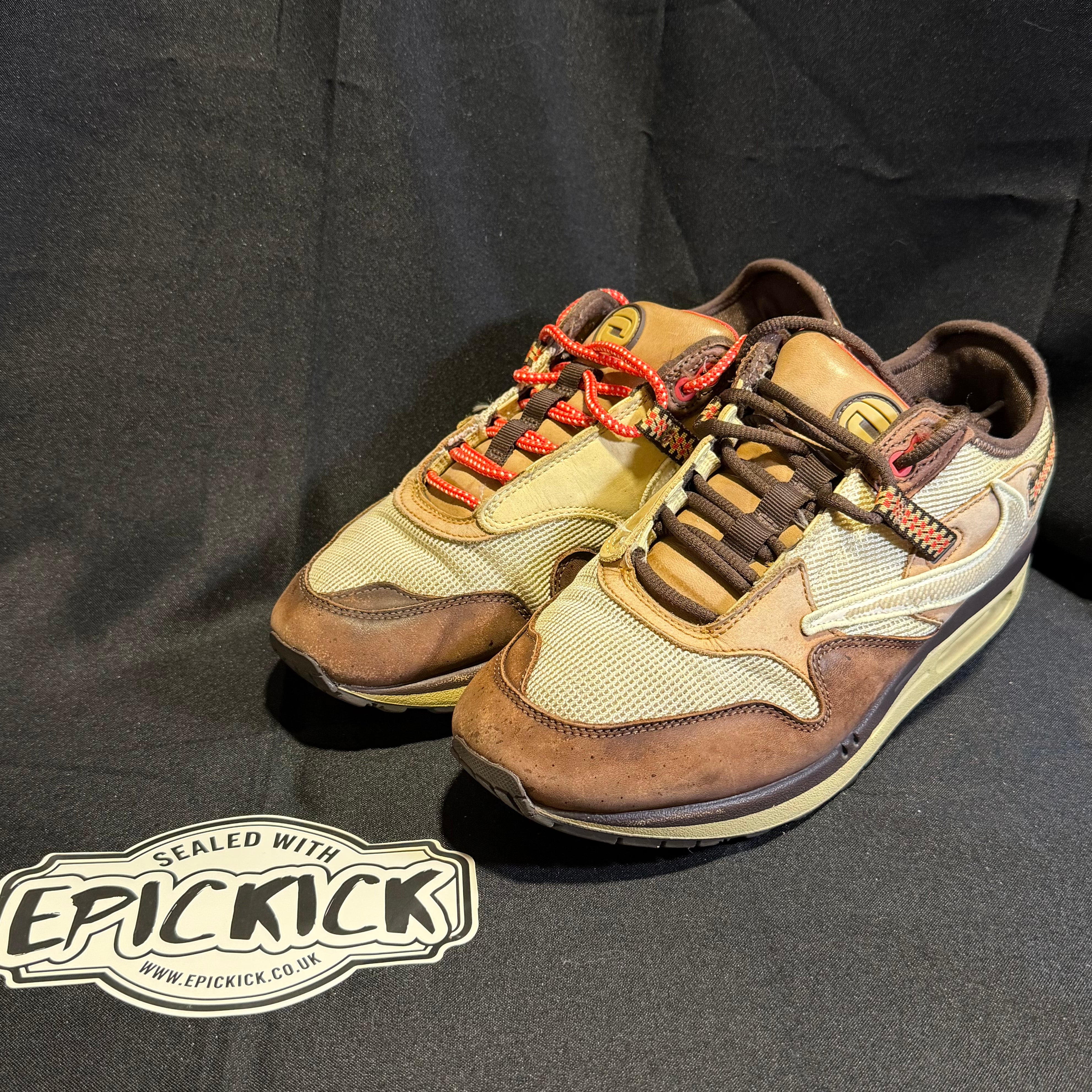 PRE-LOVED | Travis Scott x Nike Air Max 1 'Baroque Brown' – UK 8.5
