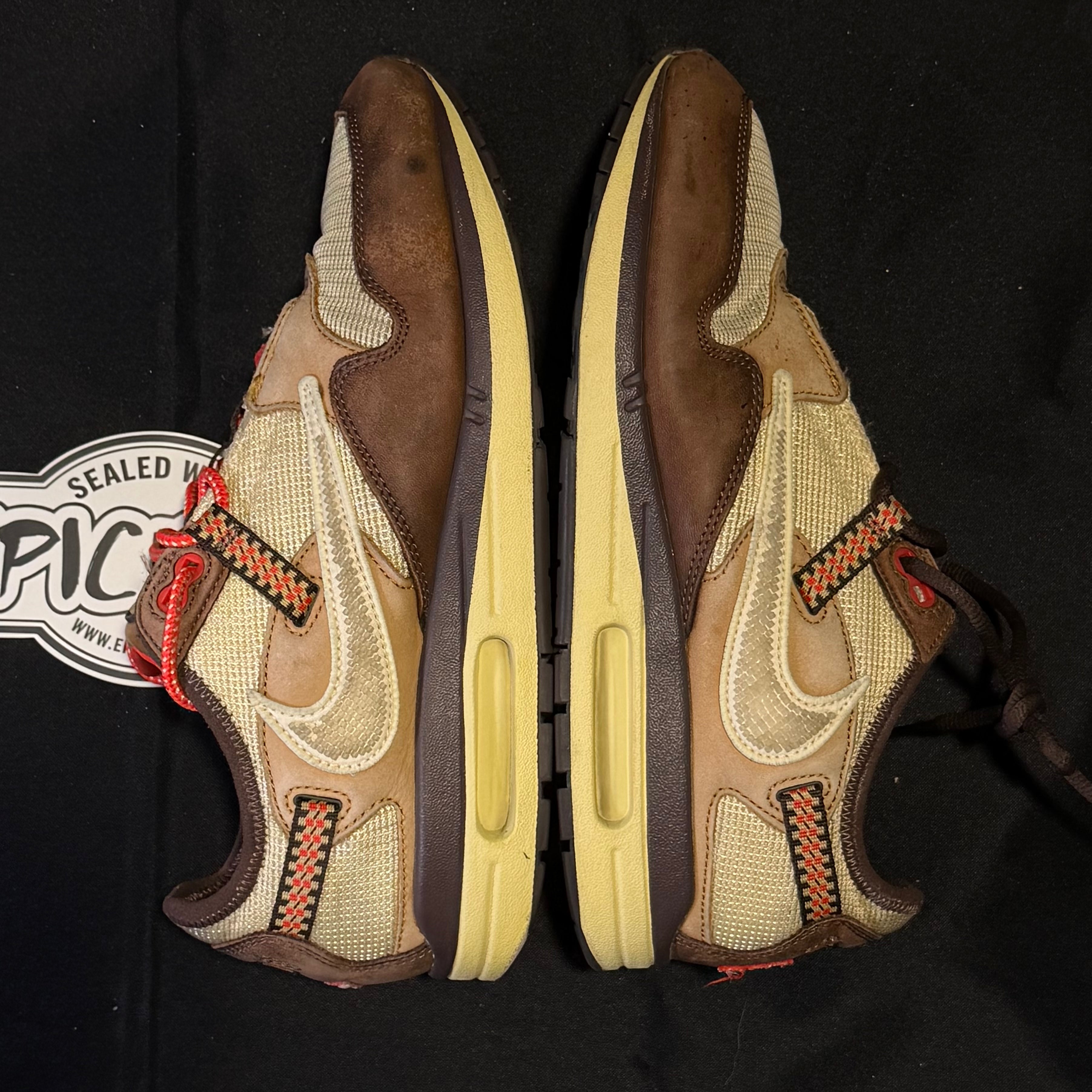 PRE-LOVED | Travis Scott x Nike Air Max 1 'Baroque Brown' – UK 8.5
