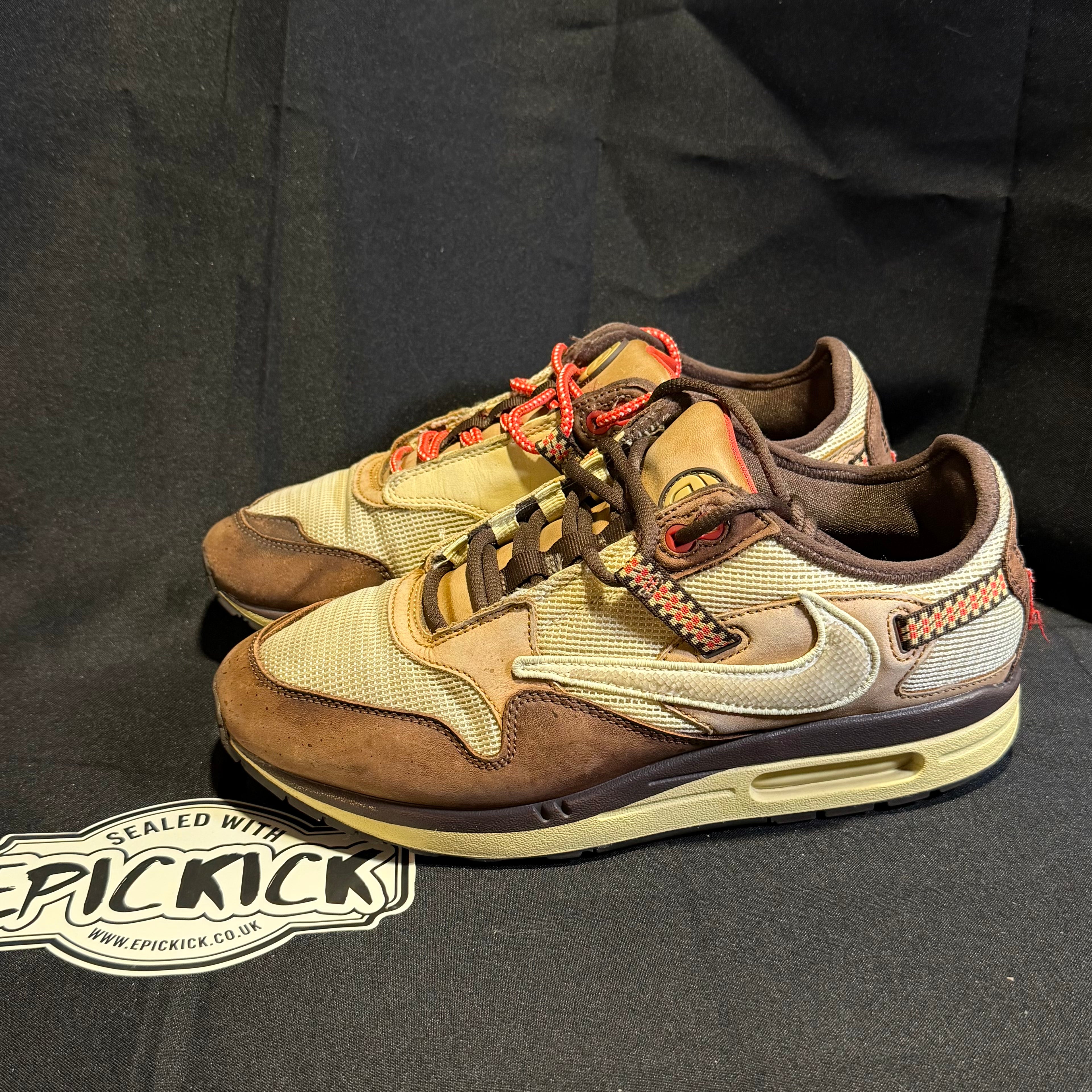 PRE-LOVED | Travis Scott x Nike Air Max 1 'Baroque Brown' – UK 8.5