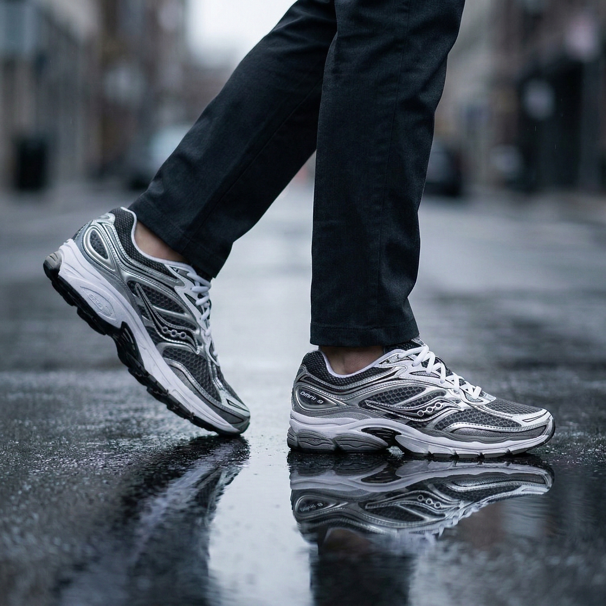 Saucony Progrid Omni 9 'Silver Grey'