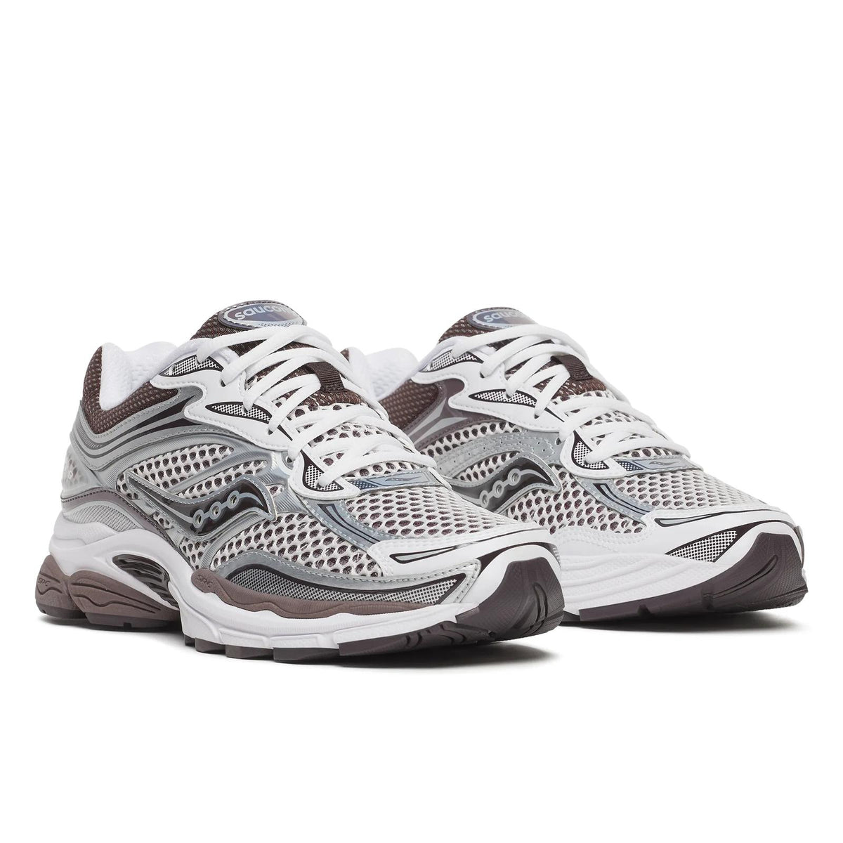 Saucony ProGrid Omni 9 OG White Brown trainers, image 3 of 4