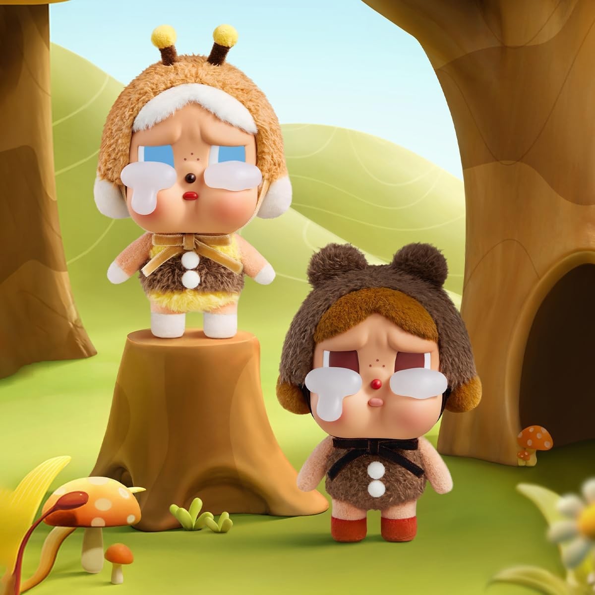 Pop Mart CryBaby Crying Again Series Vinyl Face Plush Sealed Case (6 Blind Box)