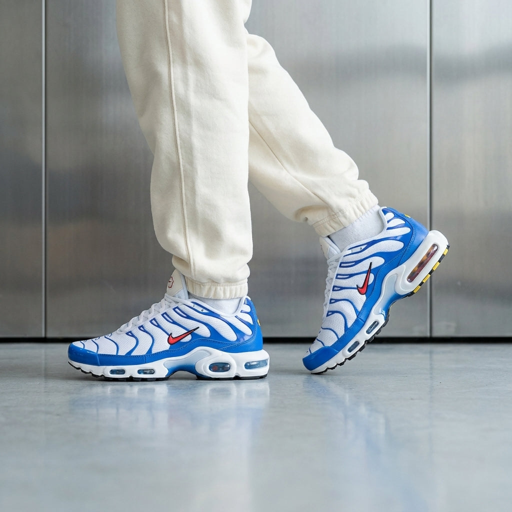 Nike Air Max Plus 'Knicks White Signal Blue'