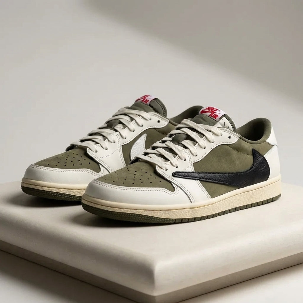 Travis Scott x Air Jordan 1 Low OG 'Medium Olive'