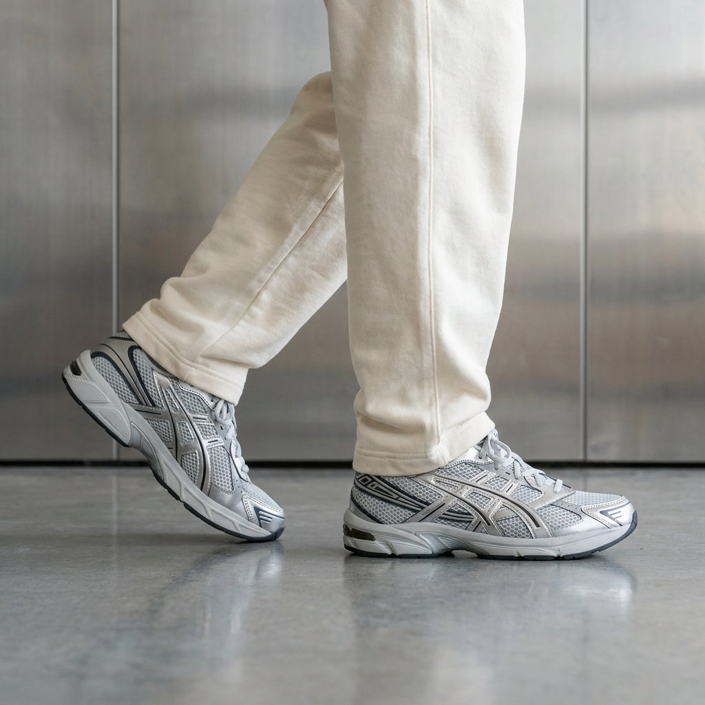 ASICS Gel-1130 Glacier Grey Pure Silver trainers, image 2 of 4