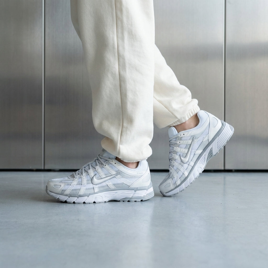Nike P-6000 Summit White Pure Platinum Womens trainers, image 2 of 4
