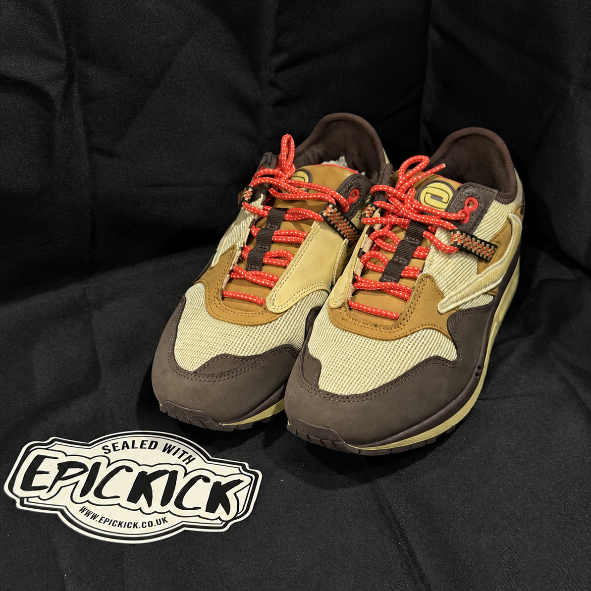 PRE-LOVED | Travis Scott x Nike Air Max 1 'Baroque Brown' – UK 7.5