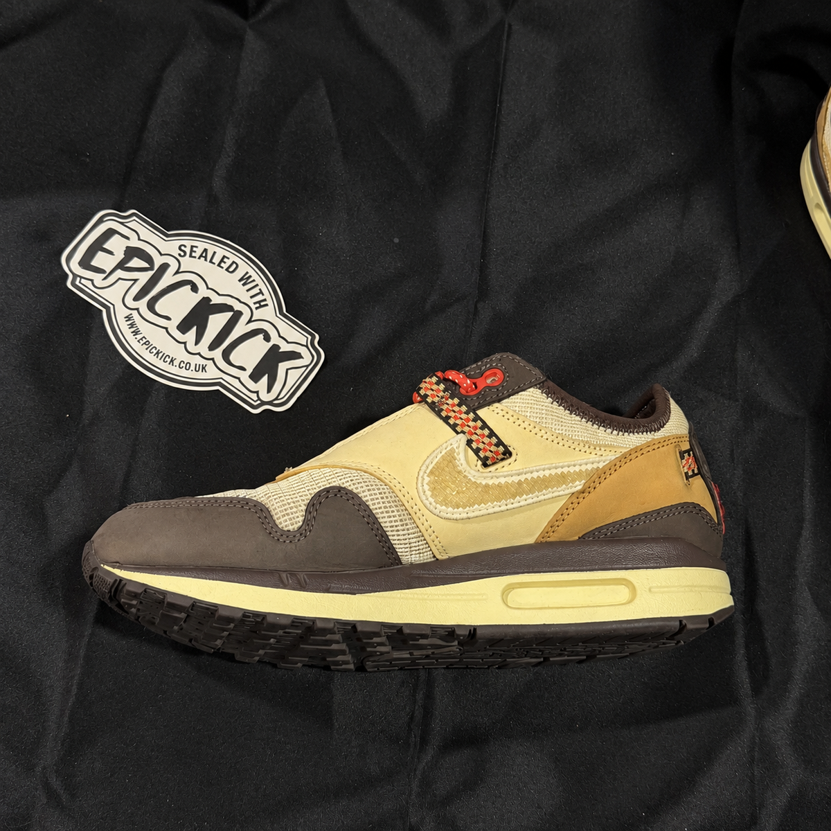 PRE-LOVED | Travis Scott x Nike Air Max 1 'Baroque Brown' – UK 7.5