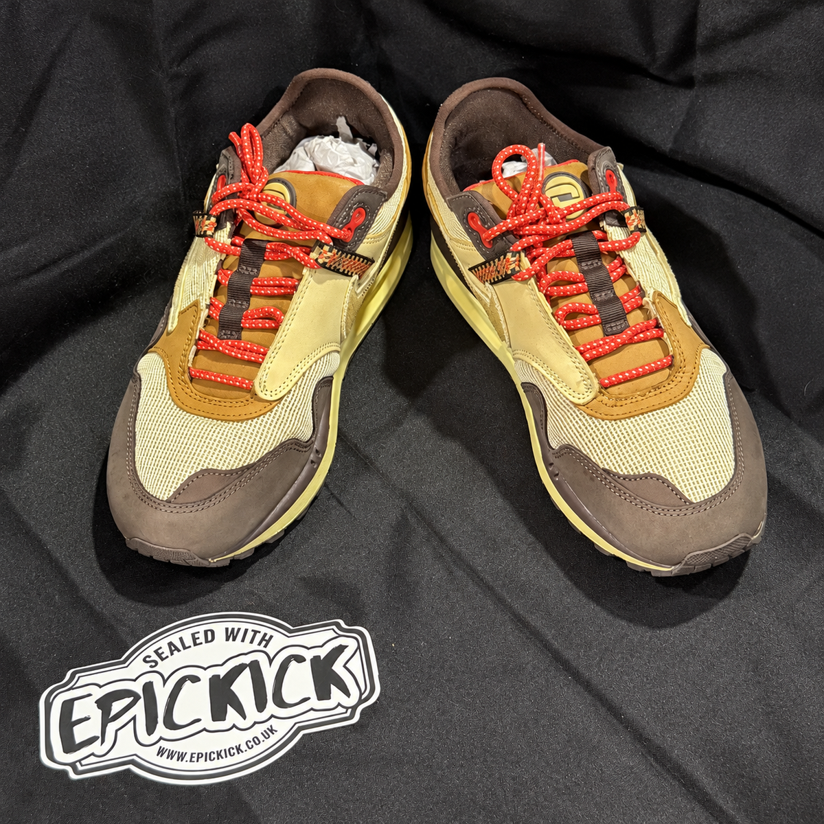 PRE-LOVED | Travis Scott x Nike Air Max 1 'Baroque Brown' – UK 7.5