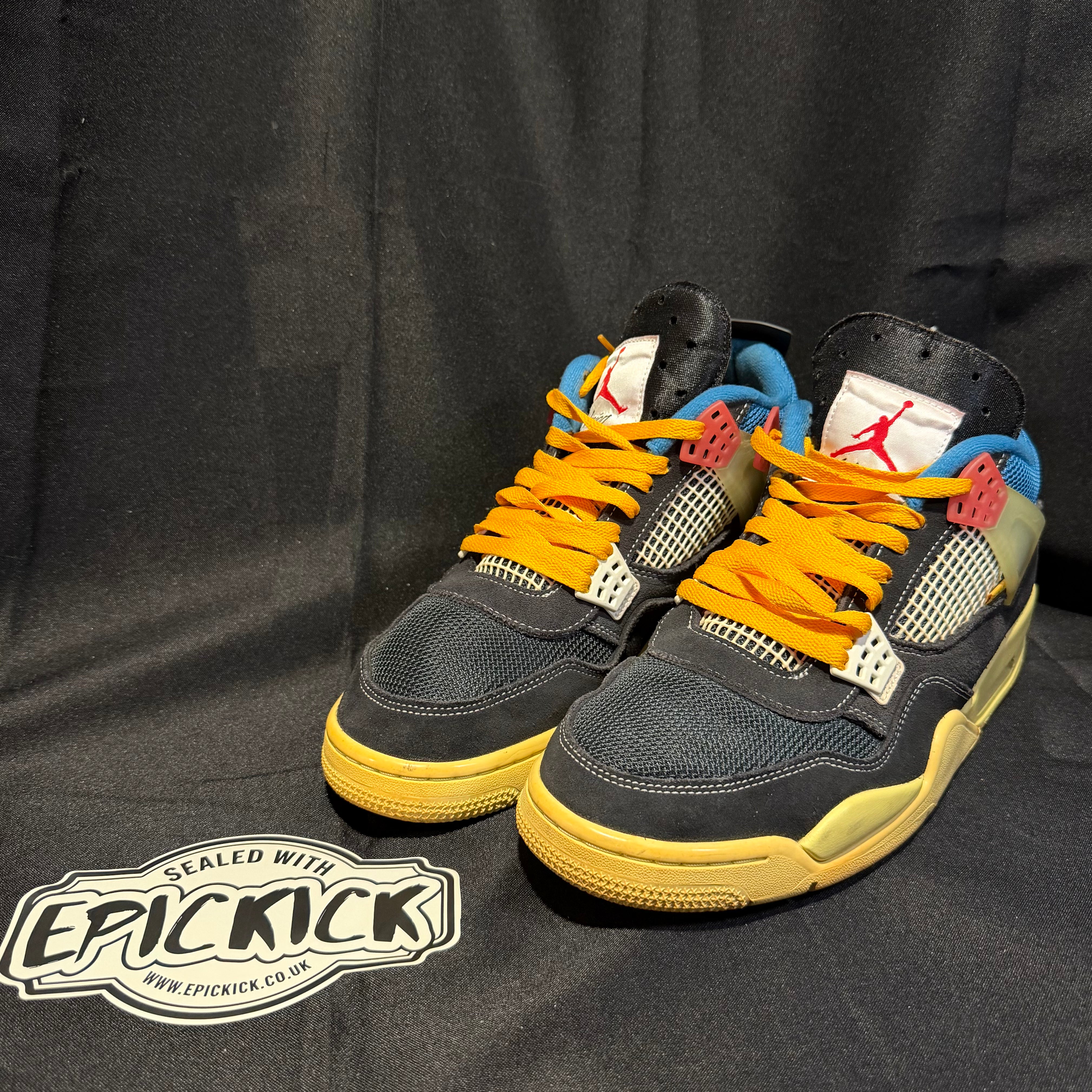 PRE-LOVED | Union LA x Air Jordan 4 Retro 'Off Noir' – UK 10