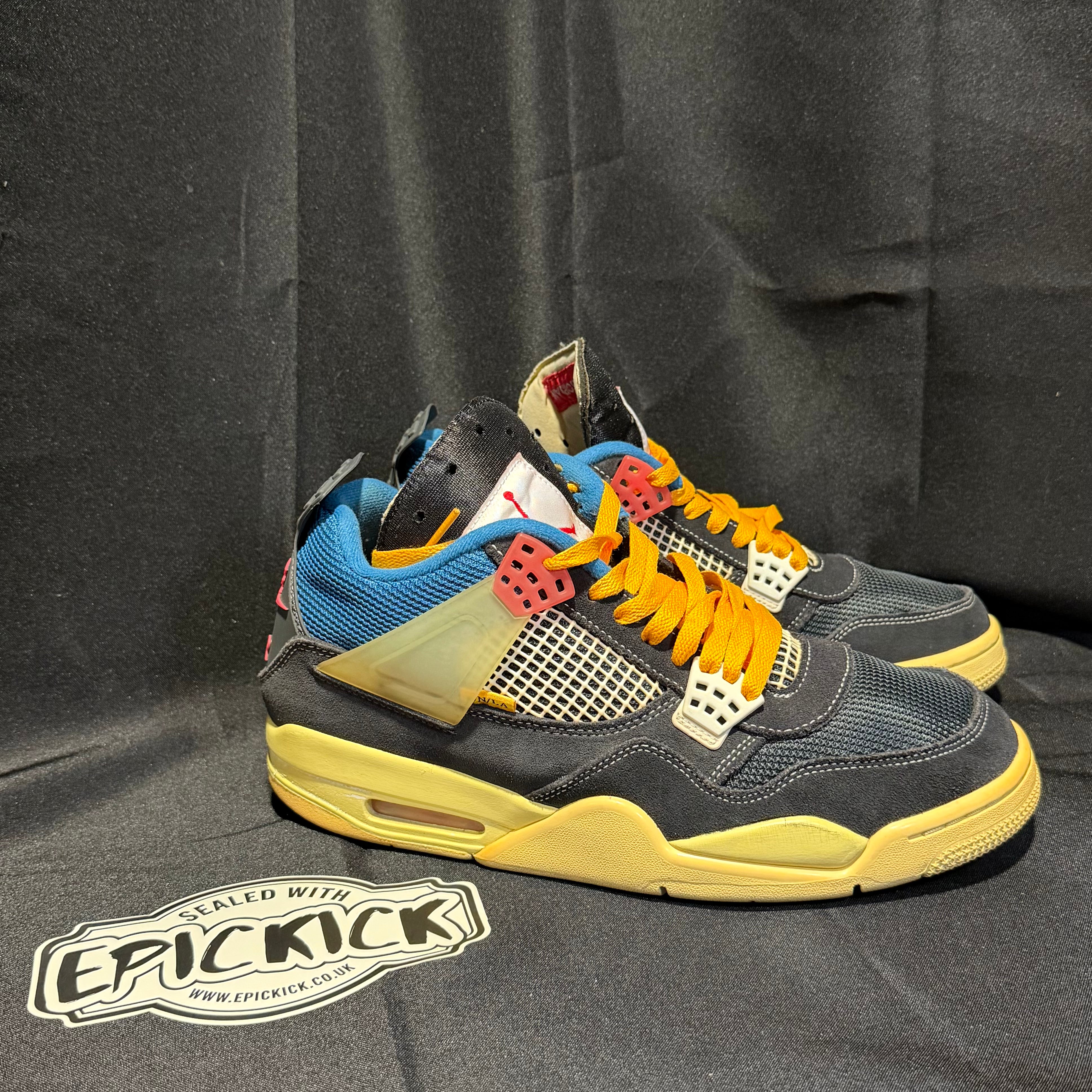 PRE-LOVED | Union LA x Air Jordan 4 Retro 'Off Noir' – UK 10