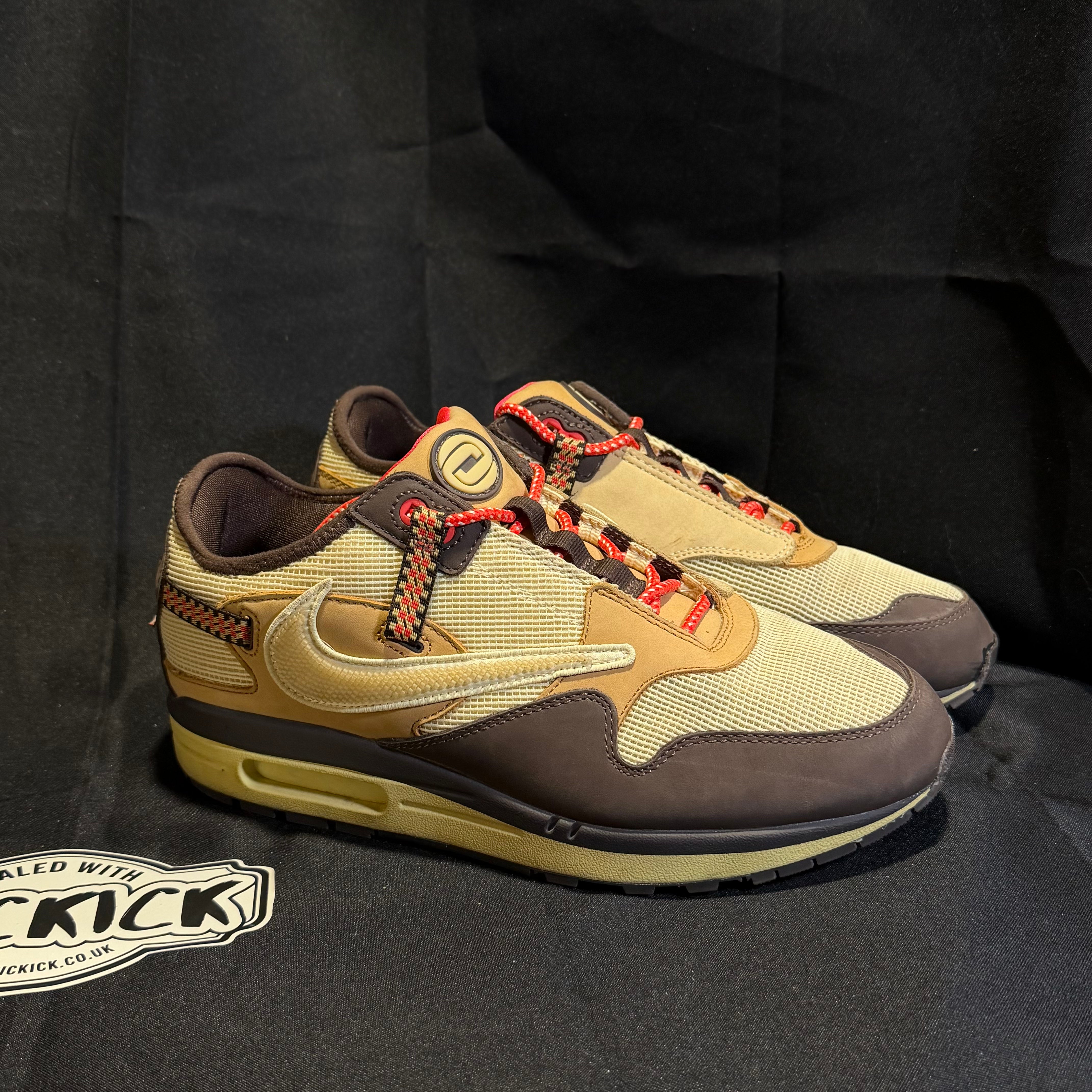 PRE-LOVED | Travis Scott x Nike Air Max 1 'Baroque Brown' – UK 9