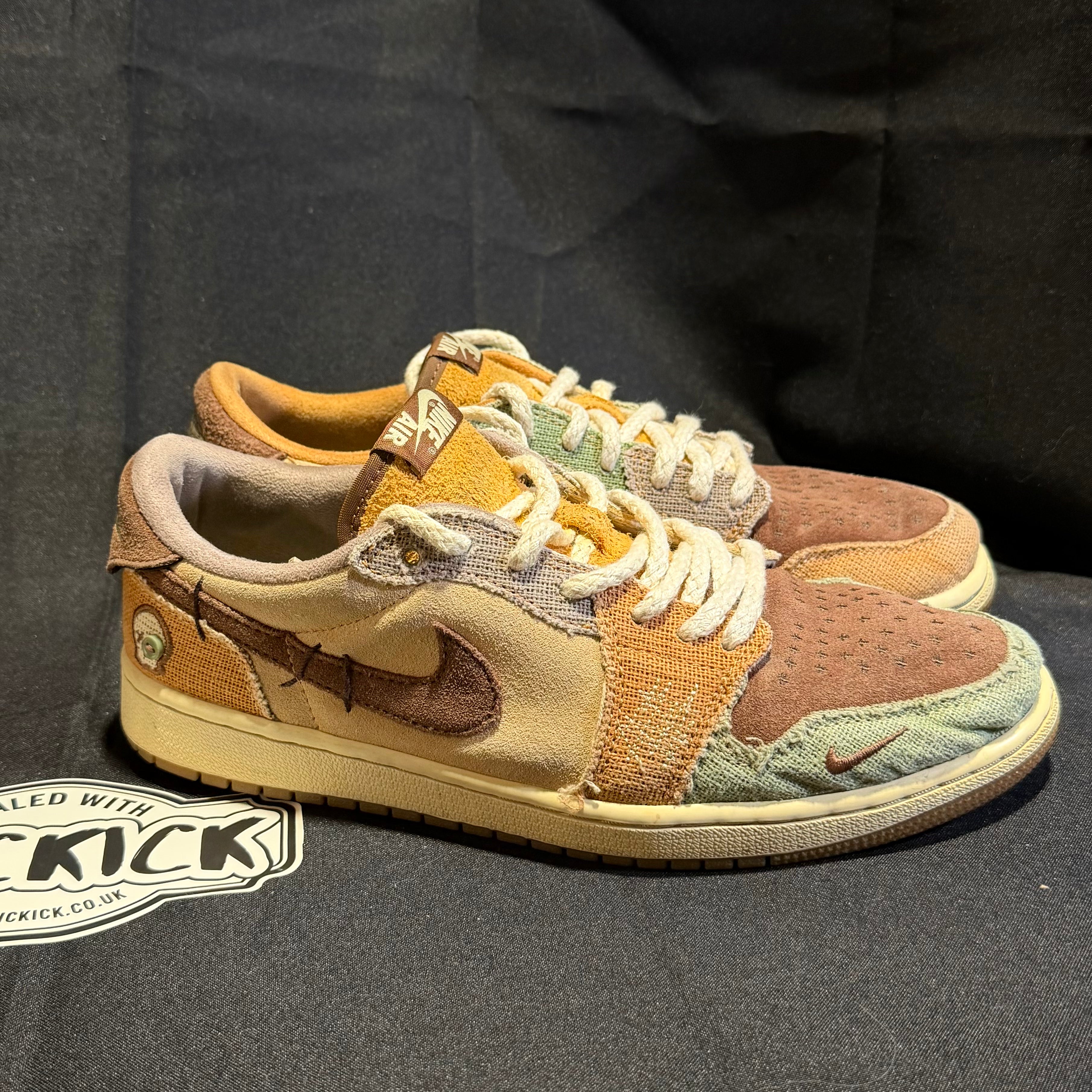 PRE-LOVED | Zion Williamson x Air Jordan 1 Low OG 'Voodoo' – UK 8.5