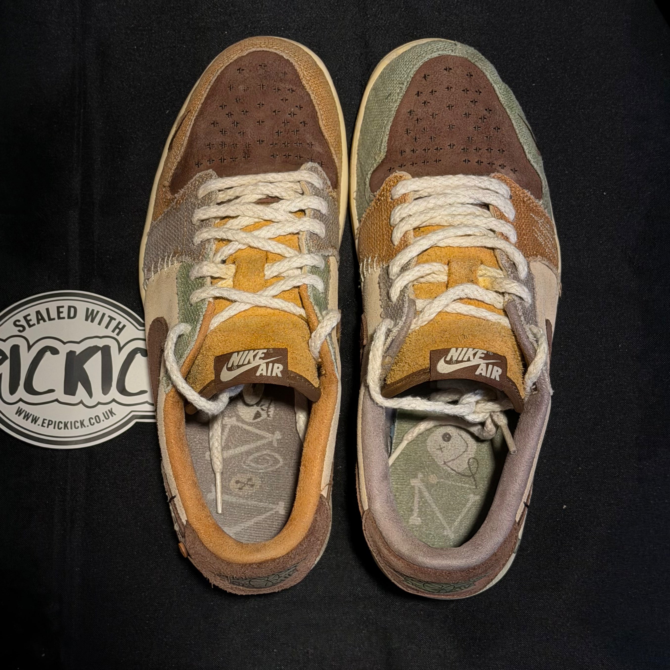 PRE-LOVED | Zion Williamson x Air Jordan 1 Low OG 'Voodoo' – UK 8.5