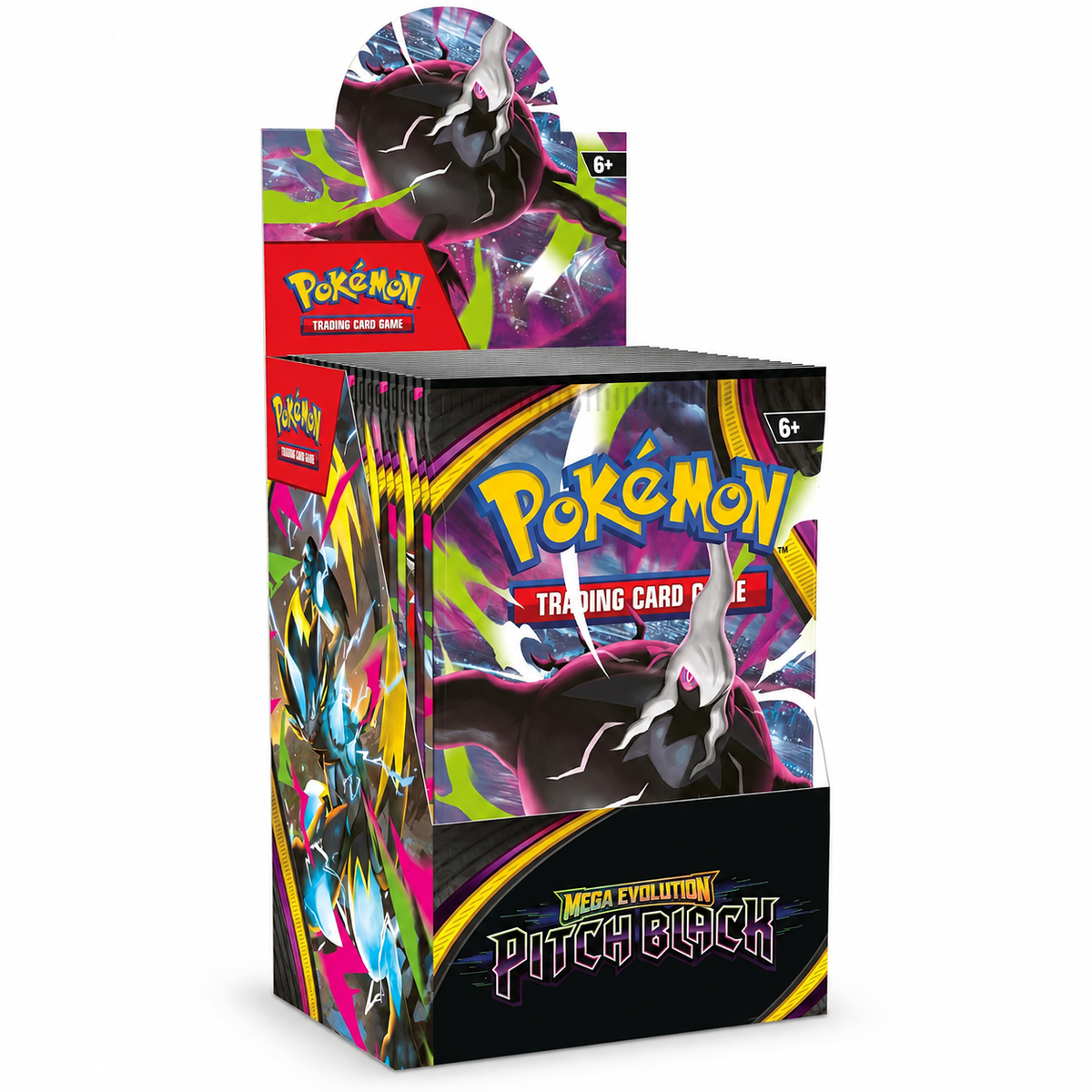 Pokémon TCG: Mega Evolution — Pitch Black Booster Display (18 Booster Packs)