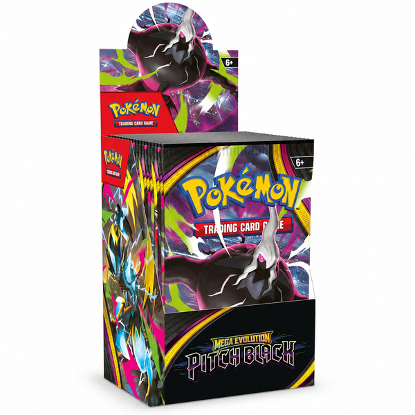 Pokémon TCG: Mega Evolution — Pitch Black Booster Display (18 Booster Packs)