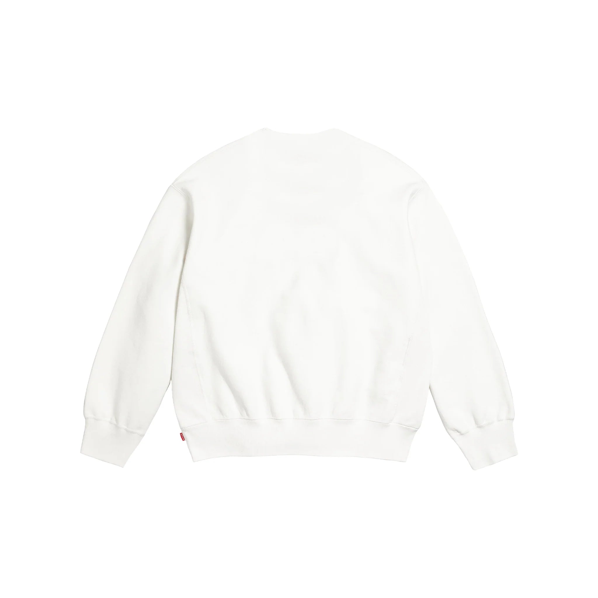 Supreme Washed Box Logo Crewneck White