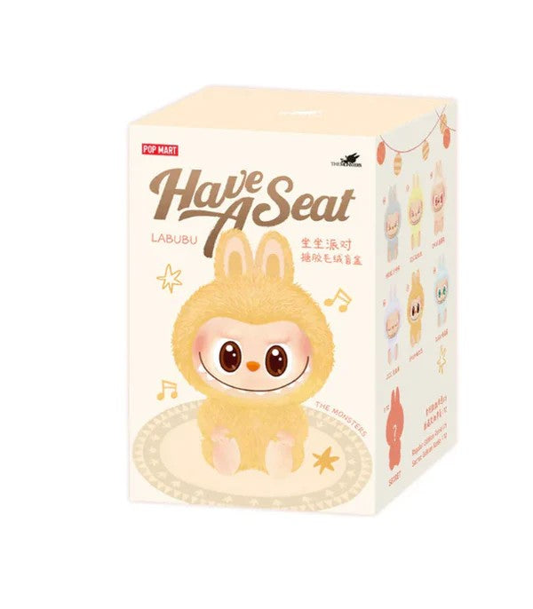 Pop Mart Labubu The Monsters ‘Have A Seat’ Vinyl Plush Pendant Single Blind Box